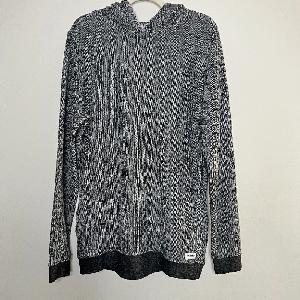 Banks Journal Textured Cozy‎ Comfy Loungewear Hooded Pocket Unisex Sweatshirt